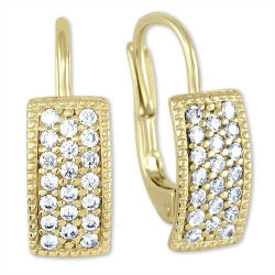 Soliter Brilio Gyönyörű sárga arany fülbevaló 239 001 00679