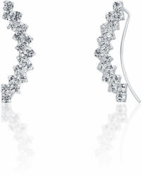 JwL Luxury Pearls Gyönyörű csillogó fülbevalók kristályokkal JL0689 - vivantis