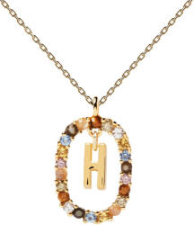 PDPAOLA Gyönyörű aranyozott nyaklánc "H" betű LETTERS CO01-267-U (lánc, medál) - vivantis