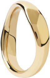 PDPAOLA Gyengéd aranyozott ezüst gyűrű PIROUETTE gold ring AN01-462 52 mm