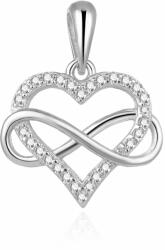 Beneto Romantikus ezüst medál cirkónium kövekkel Végtelen szerelem AGH595 - vivantis