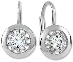 Soliter Brilio Silver Bájos ezüst fülbevaló kristállyal 436 001 00531 04