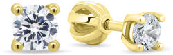 Brilio Apró sárga arany fülbevalók cirkónium kövekkel EA180YAU - vivantis