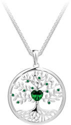 Preciosa Gyönyörű ezüst nyaklánc Életfa Sparkling Tree od Life 5329 66 (lánc, medál)