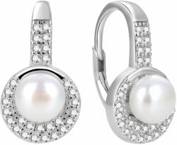 Beneto Gyengéd ezüst fülbevalók valódi gyöngyökkel AGUC2152PL - vivantis