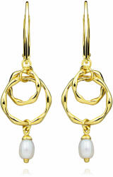 MOISS Luxus aranyozott fülbevaló gyöngyökkel EP000169 - vivantis