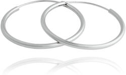 JVD Időtlen ezüst kerek fülbevalók SVLE0208XD500 3 cm