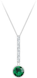 Preciosa Ezüst nyaklánc cirkónium kövekkel Lucea 5296 66 (lánc, medál) - vivantis