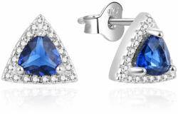 Beneto Ezüst háromszög alakú fülbevaló cirkónium kövekkel AGUP930L