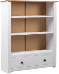 vidaXL Bibliotecă, alb, 80x35x110 cm, lemn masiv de pin, gama Panama (282669) Biblioteca