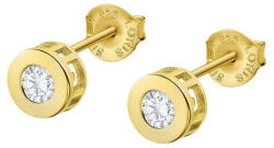 Lotus Silver Aranyozott fülbevaló színtiszta csillogó cirkónium kövekkel Pure Essential LP3297-4/2