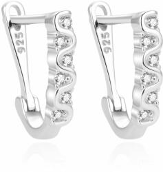 Beneto Egyedi ezüst fülbevaló cirkónium kővel AGUC2151L