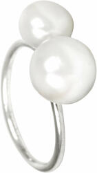 JwL Luxury Pearls Ezüst dupla igazgyöngy gyűrű JL0058