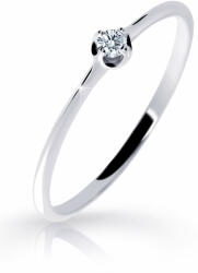 Cutie Diamonds Gyengéd fehér arany gyűrű gyémánttal DZ6729-2931-00-X-2 56 mm