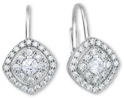 Soliter Brilio Silver Bájos ezüst fülbevaló kristállyal 436 001 00574 04