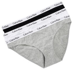 Calvin Klein 3 PACK - női alsó QD3588E-999 BLACK/WHITE/GREY L