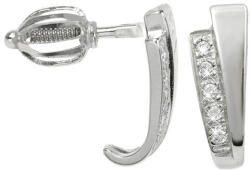 Soliter Brilio Fehérarany fülbevaló kristályokkal 239 001 00575 07