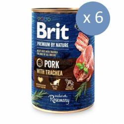 Brit 6 x Brit Premium By Nature cu carne de Porc, 400 g
