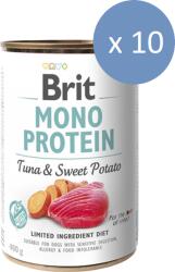 Brit 10 x Conserva Brit Mono Protein cu Ton si Cartofi dulci, 400 g