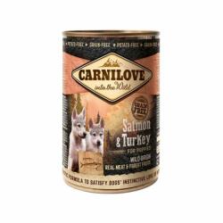 CARNILOVE Hrana umeda pentru caini Carnilove Wild Meat Puppy cu Somon si Curcan, 400g