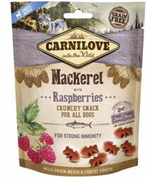 CARNILOVE Recompense pentru caini Carnilove Crunchy Snack cu Macrou si Zmeura, 200g