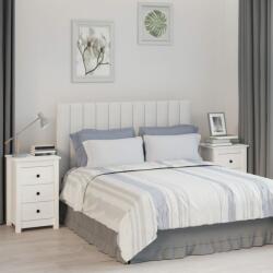 vidaXL Noptiere, 2 buc. , alb, 40x35x61, 5 cm, lemn masiv de pin (813702)