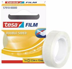 tesa Ragasztószalag, kétoldalas, 12 mm x 7, 5 m, TESA Tesafilm (TE57910) - becsiirodaker