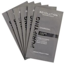 Revolution Skincare Benzi pentru față - Revolution Skincare Pore Cleansing Strips Charcoal 6 buc