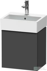 Duravit D-NEO 434 x 322 mm-es 1 ajtós szekrény Vero Air kézmosóhoz, balos, Graphite Matt Decor DE4217L4949 (DE4217L4949)