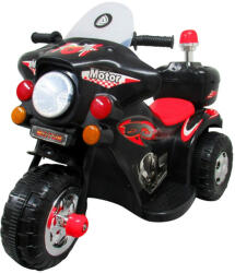 R-Sport Elektromos rendőrmotor gyerekeknek - M7 - 6V - fekete (EL-MOTOR-M7-BLACK)