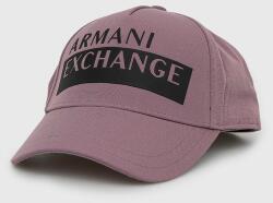 Armani Exchange baseball sapka lila, sima - lila Univerzális méret