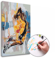  KOBE BRYANT MEMORY számok alapján festve | alacsony nehézség