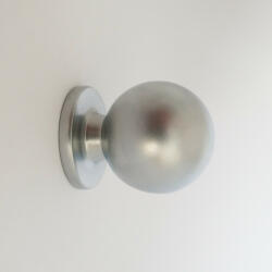 Tulip TOMIC fém bútorgomb, szatén króm színű (35272)