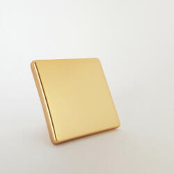 ITALMETAL Fém bútorgomb, matt arany színű (IT_PZ34_25_07)