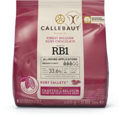Callebaut Ciocolata RUBY, 400 g, Callebaut (CHR-R36RB12-E0-D94)