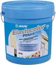 Mapei Elastocolor Pittura - Vopsea elastomerica pentru protejarea suprafetelor fisurate (Culoare: RAL 9001)