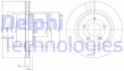 DELPHI Disc frana DELPHI BG4240C (BG4240C) - automobilus