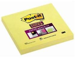 POST-IT Super Sticky 654-S 76x76mm sárga jegyzettömb (POST-IT_7000048176) (POST-IT_7000048176)