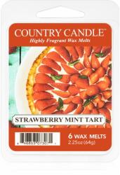 Country Candle Strawberry Mint Tart ceară pentru aromatizator 64 g