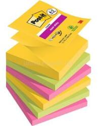 POST-IT Super Sticky Carnival 76x76mm 90lapos 4+2db vegyes Z-jegyzettömb (POST-IT_7100259228) (POST-IT_7100259228)