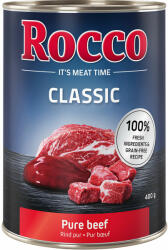 Rocco Rocco Classic Pachet mixt de testare 6 x 400 g - Mix cu vită: Vită pură, și inimi vițel, rumen