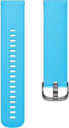 Ricardo Curea Quick Release 22mm, de silicon, albastră, cataramă neagră, extinsă (Garmin Forerunner 255, Vivoactive 4 etc. )