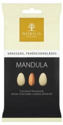 NOBILIS Mandula, 100 g, NOBILIS, kókuszos-fehércsokoládés (KHE289)