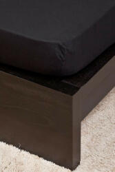  Jersey lepedő fekete 180-200x200cm