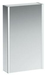Laufen FRAME 25 Tükrös szekrény, alumínium, 2 LED világító elemmel és alsó háttérvilágítással, Fényes fehér H4083519001451 (H4083519001451)