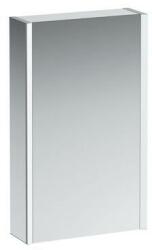 Laufen FRAME 25 Tükrös szekrény, alumínium, 2 LED világító elemmel és alsó háttérvilágítással, Fényes fehér H4083729001451 (H4083729001451)