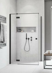Radaway Essenza New Black KDJ 100x200 zuhanykabin ajtó, átlátszó üveg, fekete/balos 3850405401L (385040-54-01L)