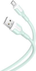 XO NB212 Kábel - USB / MicroUSB zöld kábel 1m, 2, 1A
