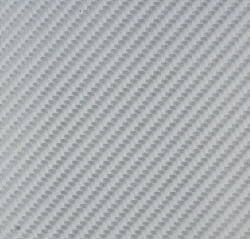 3D karbon dekor fólia - ezüst - 50x152cm