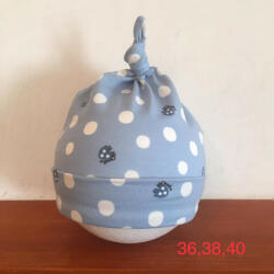  Minimanó Pamut sapka (40) - kék katica